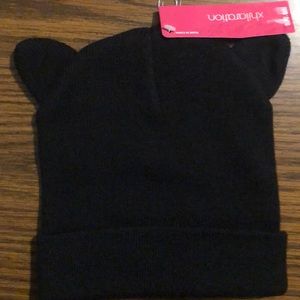 NWT Black Cat Ears Beanie Xhilaration